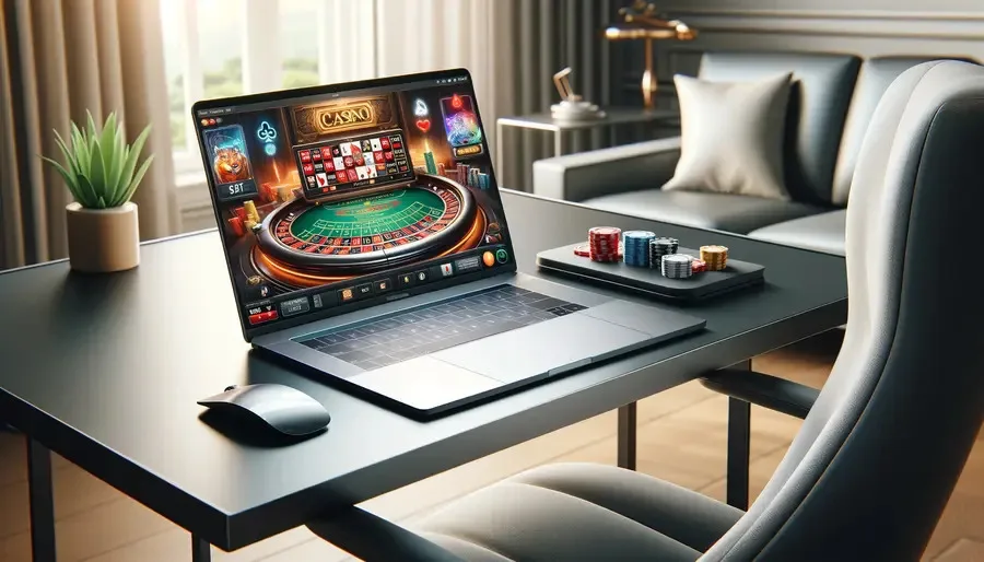 Laptop für Online-Casino